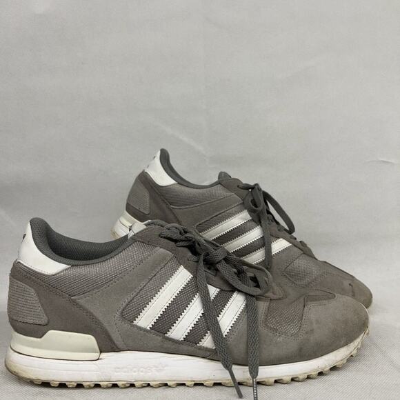 Adidas bb1213 ZX 700 Gray White Stripe Sneaker Shoe Mens Sz 13 - Picture 1 of 9